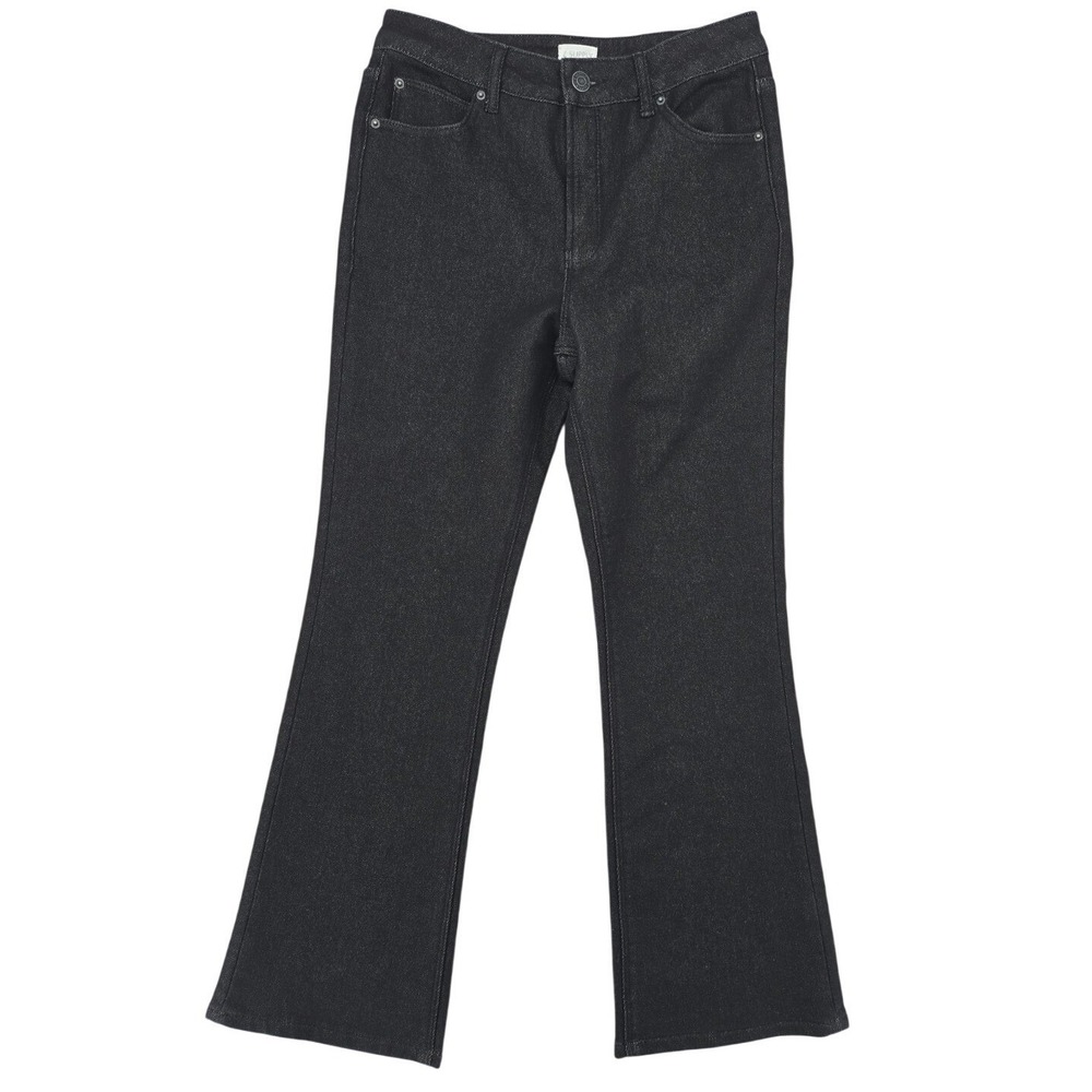 Z Supply Lia Ankle Kick Flare‎ Jeans Black Sand Size 27 NWT